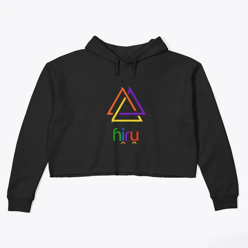 Rainbow Crop Hoodie