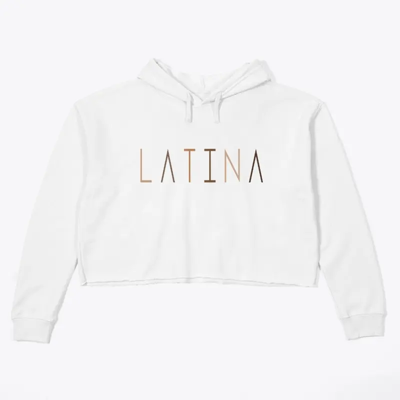 LATINA crop hoodie